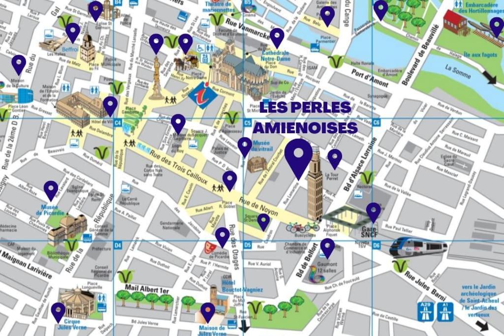 阿棉Les Perles Amienoises Gold Pearl Hyper Centre公寓 外观 照片